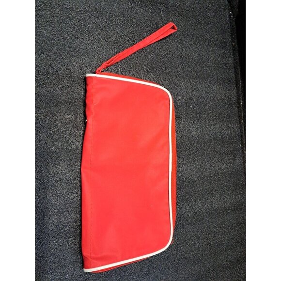 VTG TWA Airlines Getaway Vacations Document/Amenity Bag Wristlet 10x6" Zippered - Picture 2 of 12